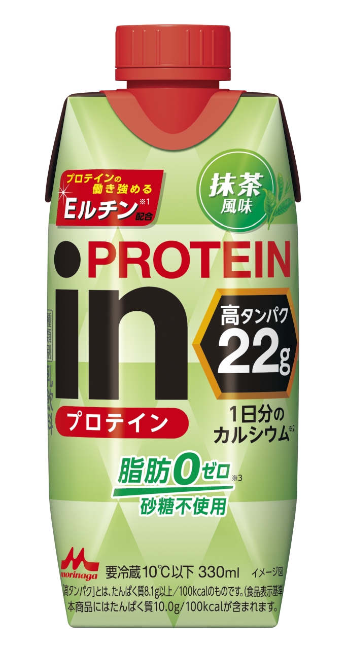 「ｉｎＰＲＯＴＥＩＮ 抹茶風味」 4月9日（火）より全国にて新発売